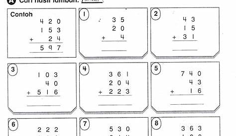 Hasil carian imej untuk latihan matematik tahun 2 | Math practices, Act