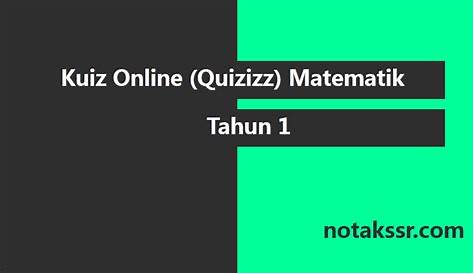 Quizizz Matematik Tahun 5 - Julian Baker