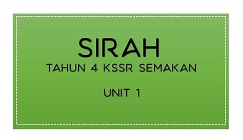 SIRAH TAHUN 4 (4) | Other Quiz - Quizizz