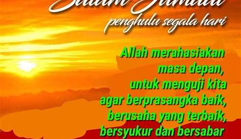 an image of a quote written in the language of matak terbak si hari jum at