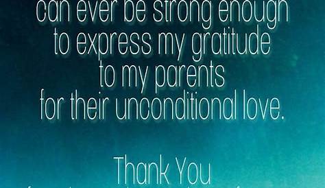 Quotes On Gratitude To Parents For Gram
