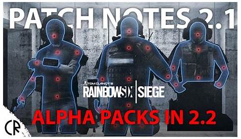 Rainbow Six Siege Update 1.92 - Shadow Legacy Patch Notes