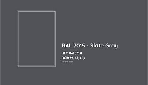 RAL 7015 Paint in 2020 | Ral colours grey, Ral colours, Ral paint