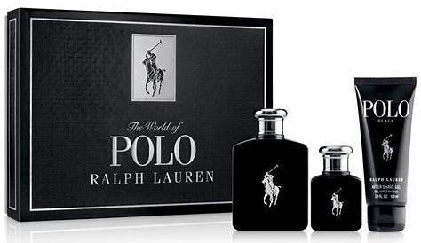 Ralph Lauren Men's 3 Pc Polo Black Gift Set Eau De Toilette & Reviews
