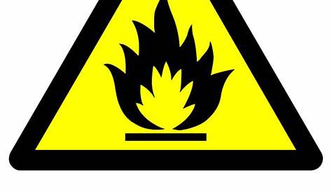 Safety Sign Rambu K3 Bahaya Bahan Mudah Terbakar - mcnmart.id