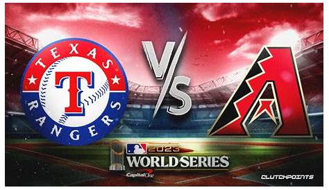Diamondbacks 9 - 1 Rangers World Series Game 2 LIVE: Play by play