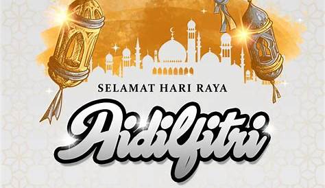 Selamat Hari Raya / Ramadan / Malay Raya / Malay / Muslim Raya Stock