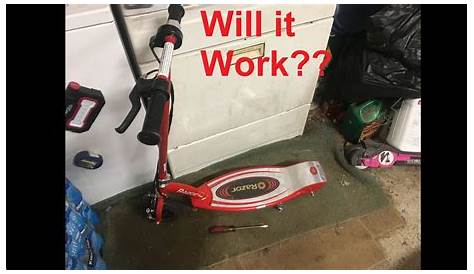 Razor E100 Electric Scooter Not Working