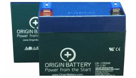Charity Battery CB1250 12V 5Ah SLA Battery Replacement for Razor E150
