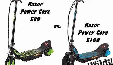 Razor E90 vs E100 Power Core Comparison Review - Wild Child Sports