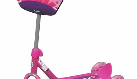 Razor Jr. Authentic 3-Wheel Folding Kiddie Kick Scooter- Pink - Walmart