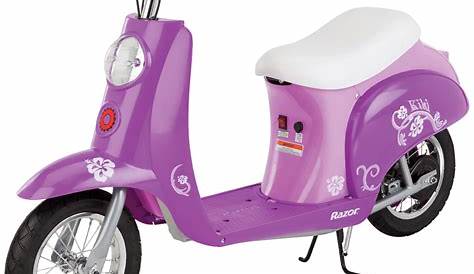Razor Pocket Mod Mini Euro 24V Electric Kids Ride On Scooter w/ Helmet