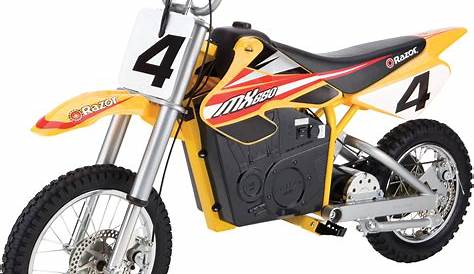 Razor Dirt Rocket Kids Electric Motocross Motorcycle Bikes, 1 Black & 1