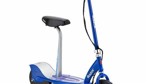 Razor E300s Electric Powered Seated Scooter White/ Blue- Ages 13