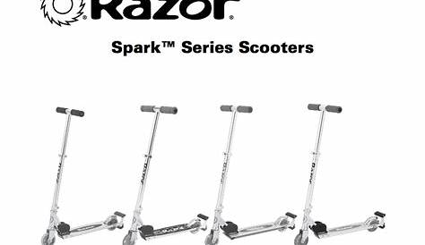 Razor Spark Scooter w/ 125mm wheels - Silver Toys | TheHut.com