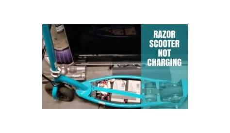 Razor scooter troubleshooting guide and battery install - YouTube