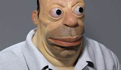 What Homer Simpson Would Look Like in Real Life | Homer simpson, Creepy