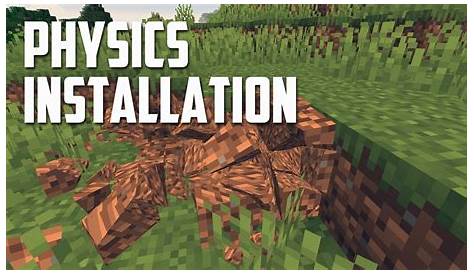 Realistic Physics Mod Minecraft