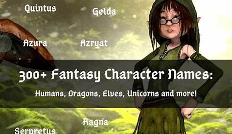 Common Names in Your Fantasy World