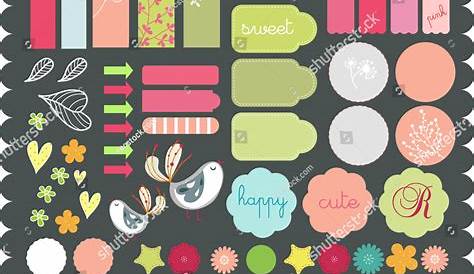 1142 best Scrapbook: Stickers images on Pinterest | Scrapbook stickers