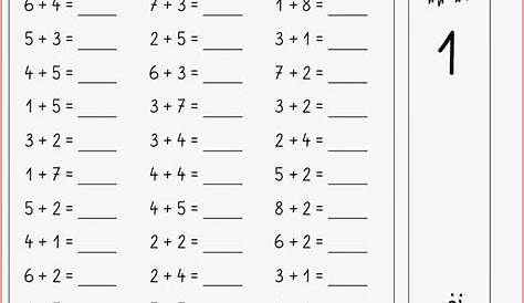 Rechenübungen 1 Klasse Zum Ausdrucken Kinderbilder - Kostenlose