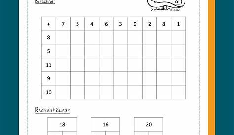 Rechnen Bis 20 Heft / Rechnen Lernen Mit Dem 20Er-Rechenrahmen