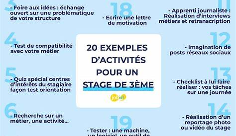 Organiser sa recherche de stage en entreprise