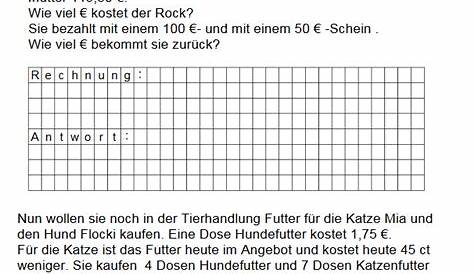 Grundschule-Nachhilfe.de | Arbeitsblatt Mathe Klasse 1 Einheit Geld