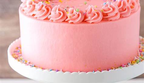How to Frost a Cake with Buttercream - Step-by-Step Tutorial (Photos