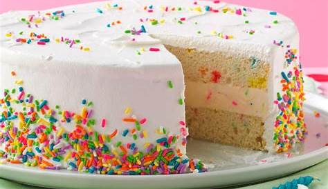 Homemade Birthday Cake Ice Cream - The Cookie Writer