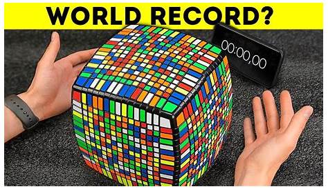 Solving the huge Rubik's Cube 15X15 in record time - YouTube | Rubiks