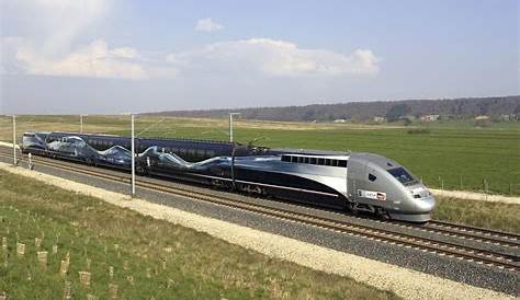 TGV : record du monde de vitesse sur rail 574,8 km/h en 2007 - YouTube