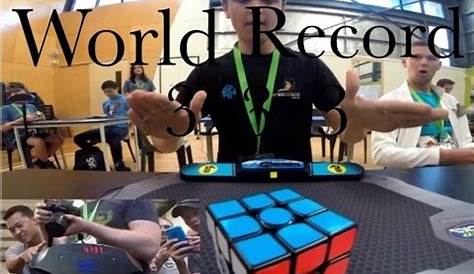 [Détente] Record du monde de Rubik’s cube ramené à 5. 253 secondes