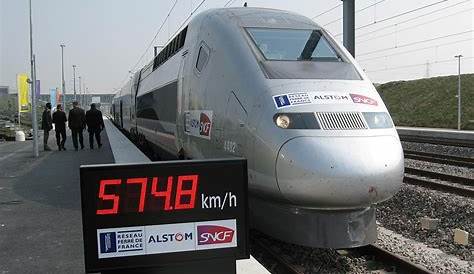 TGV World Speed Record 574 km per hour - TGV 4402 (operación V150
