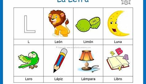 Letra "L" - CLASES DE ESPAÑOL