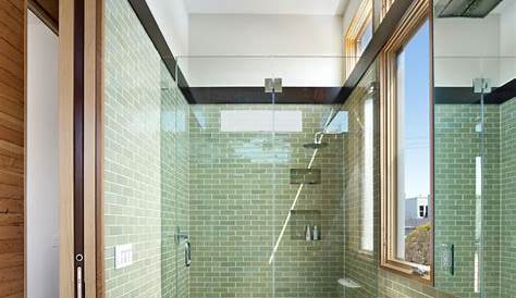 Narrow Modern Rectangular Bathroom Layout