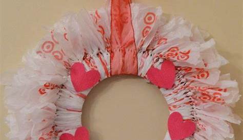 Recycled Plastic Bag Valentines Crafts Fused Valentine's Heart Fused Kids