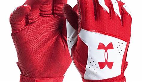 Red Baseball Batting Gloves Digital Leather - Buy Baseball Batting