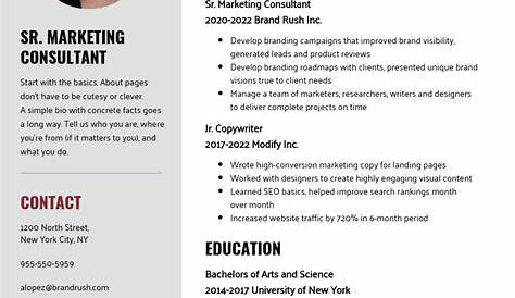 Red Resume Design Premium Vector And White Template