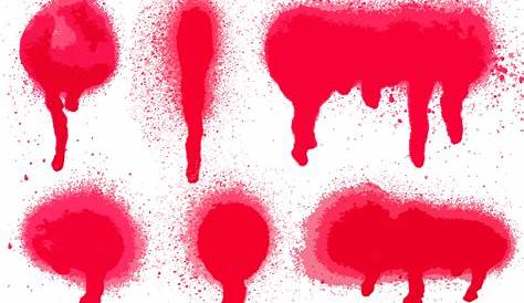 Red Paint Splash Isolated on White Background. Stock Image - Image of