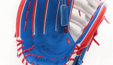 Custom Vinci Glove | Softball fan, Red and blue, Red white blue