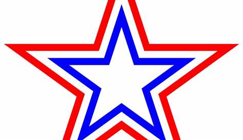 Red White And Blue Star PNG Transparent Red White And Blue Star.PNG