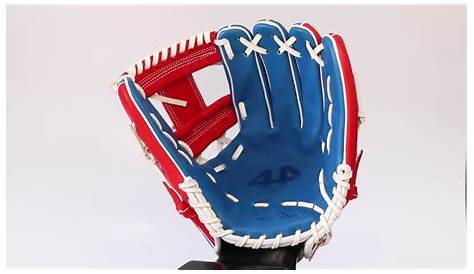 Red White And Blue Slow Pitch Softball Glove - Images Gloves and