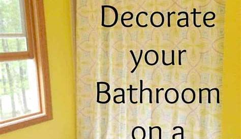 Redecorating Bathroom | Matching Bathroom Accessories Sets | Black And