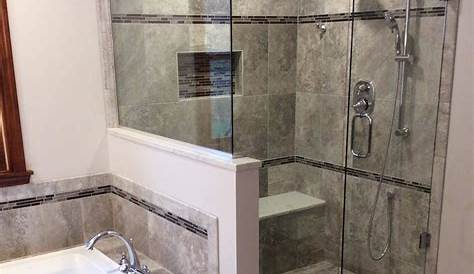 Bathroom Remodeled with new wall and floor tile. | Bathroom redo