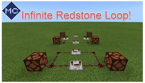 Minecraft how to make redstone loop YouTube