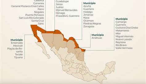 Estados Fronterizos De México - Dmexico