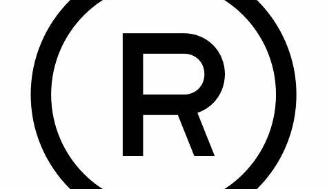 Registered Trademark Symbol Sticker