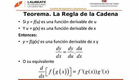 10 clase derivada regla de la cadena