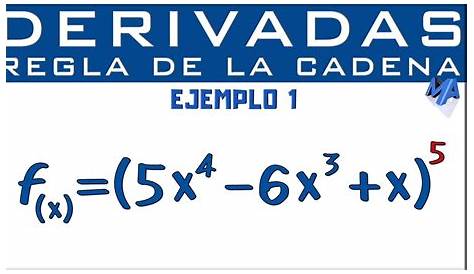 10 clase derivada regla de la cadena